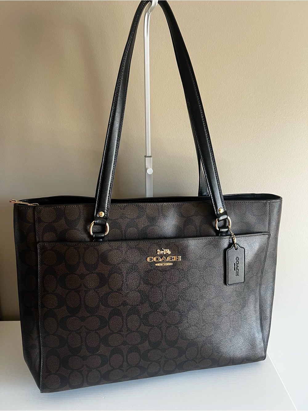 Coach Signature Brown Addison Tote Bag 2020
